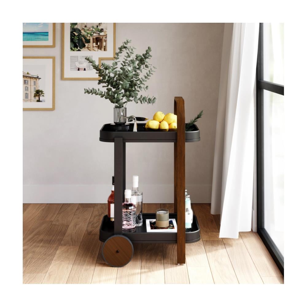 1015392-048 carrello di servizio Legno Nero - Foto 2