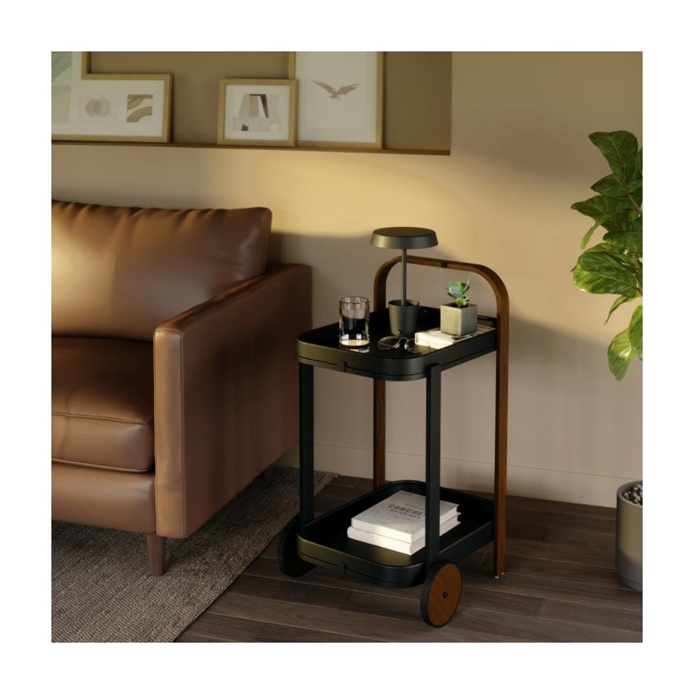 1015392-048 carrello di servizio Legno Nero - Foto 4