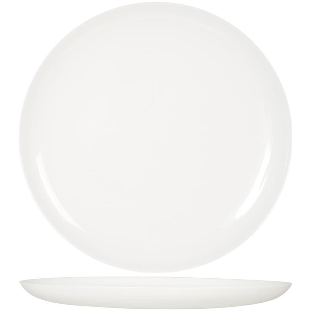 Confezione 6 piatti pizza Premiere in vetro opale bianco cm 32 - Foto 1