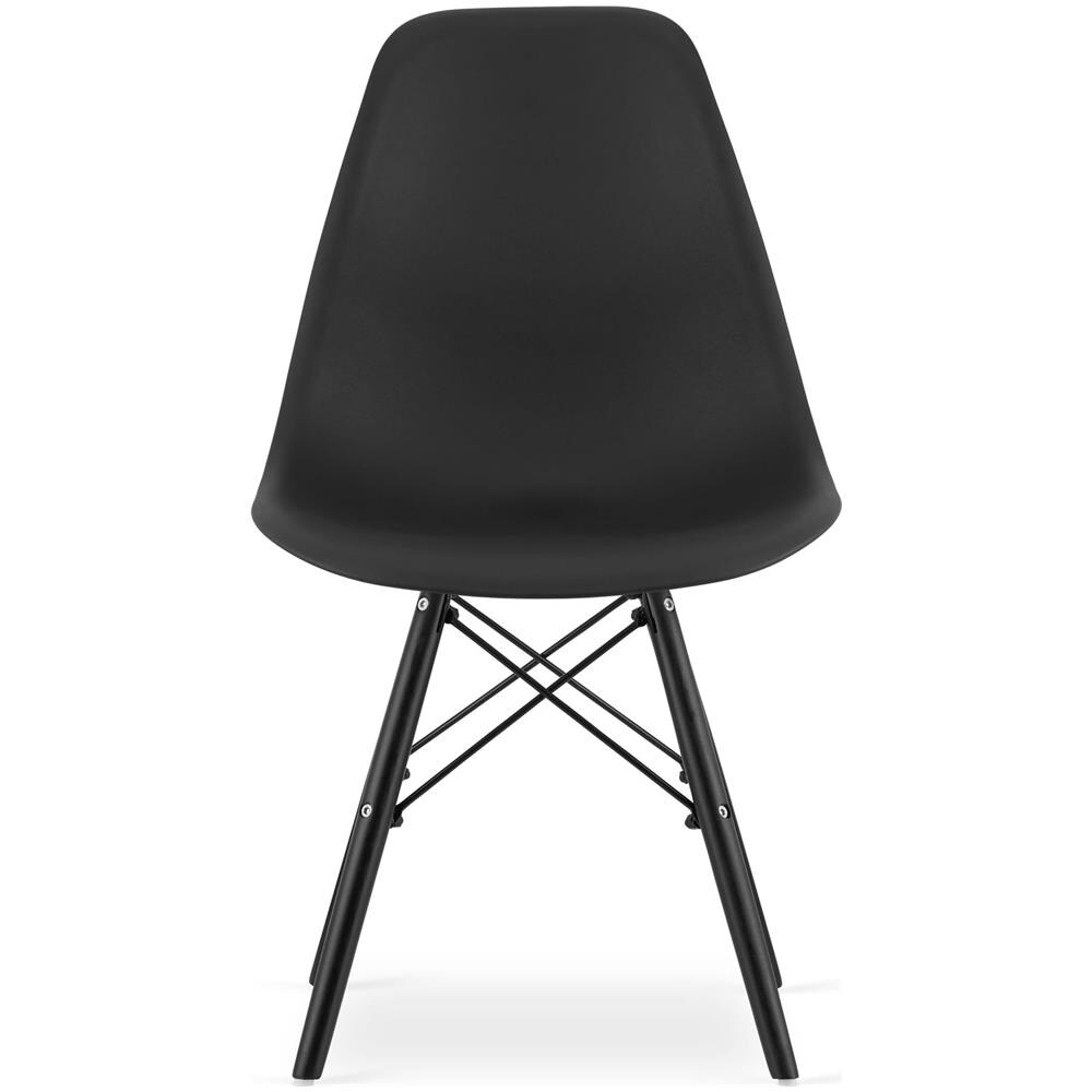 Sedia Valora OSAKA con gambe in legno nero, design ergonomico - Foto 2