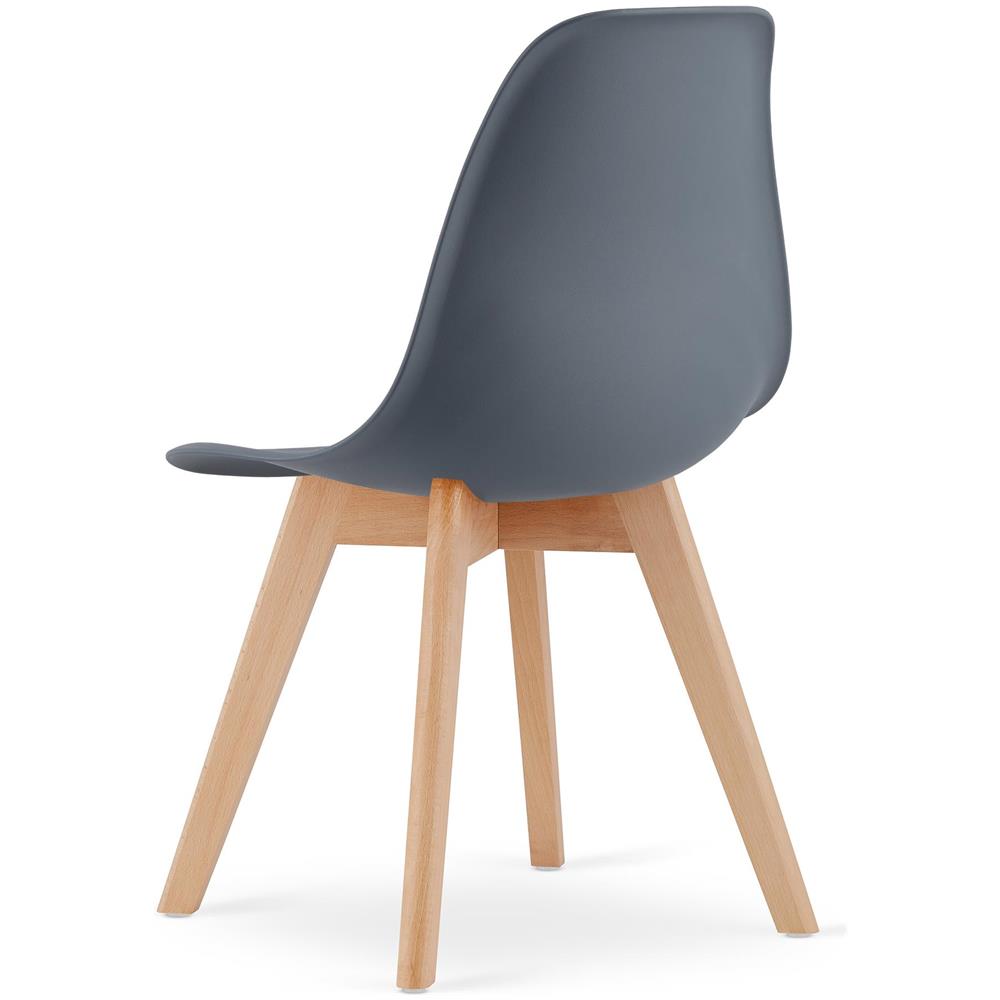 Sedia KITO - Design ergonomico ardesia scura x 3 - Foto 8