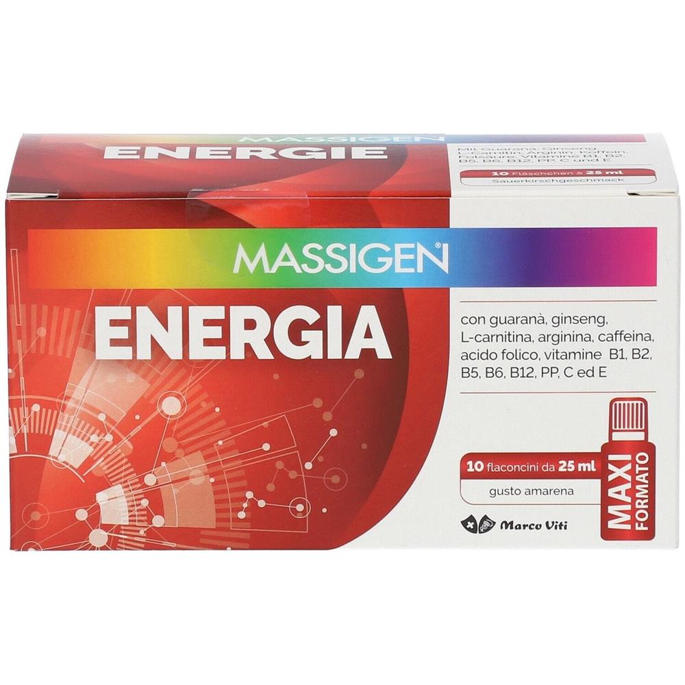 Massigen Energia 10 Flaconi da 25 ml - Foto 2