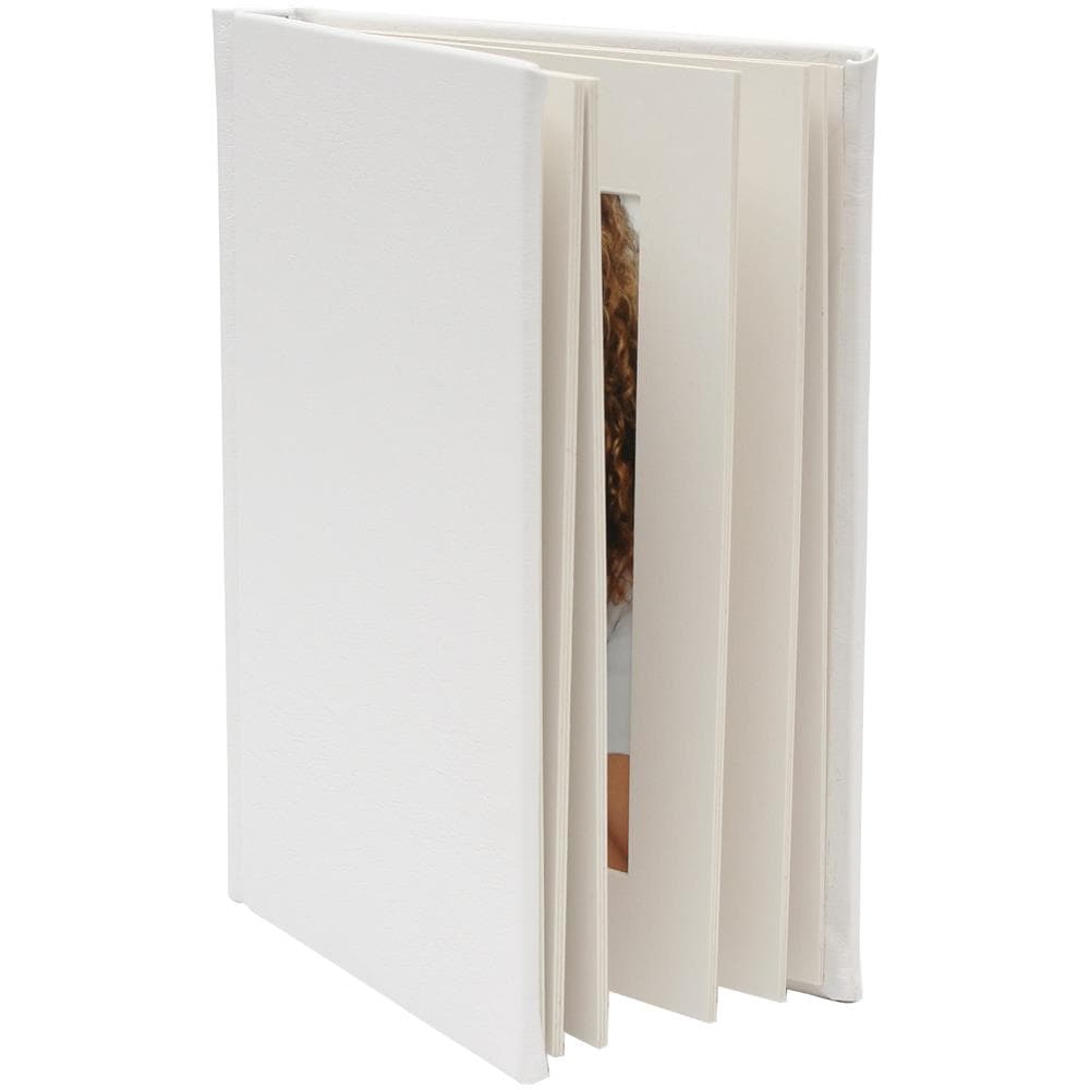 Passepartoutalbum bianco 13x18 similpelle A66DA1 10PH - Foto 1