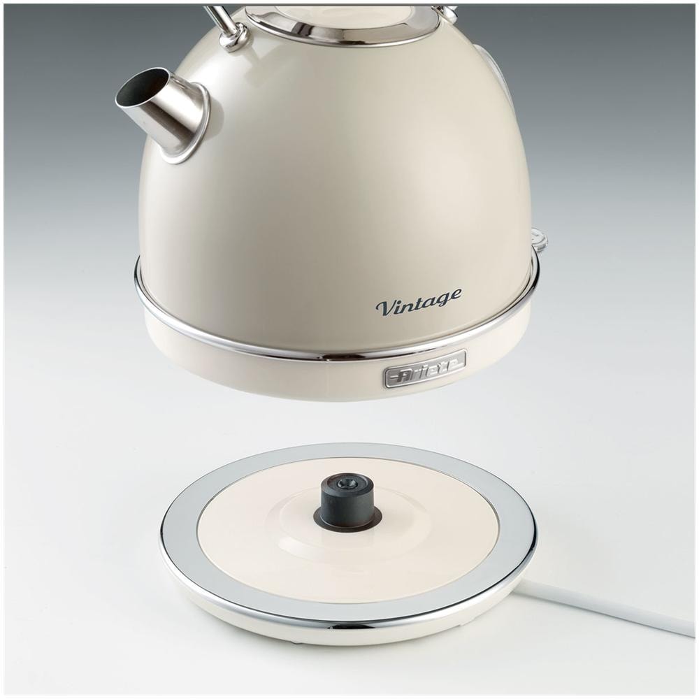 Bollitore Vintage Potenza 2000 Watt Capacità 1.7 Litri Colore Beige - Foto 4