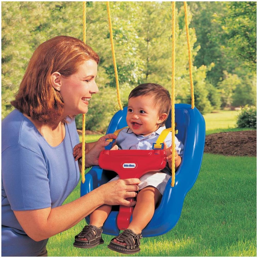 2-in-1 Altalena Comoda E Sicura Blu - Foto 1