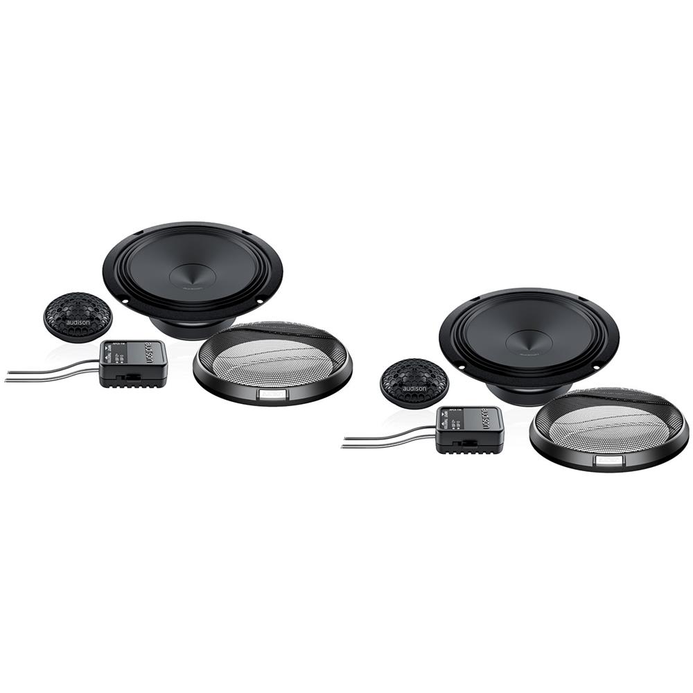 Audison APK 165 kit casse auto a due vie 165mm potenza RMS 100W a 4 Ohm set adattatori altoparlanti per TOYOTA Auris DAL 2014 Predisposizione Anteriore - Foto 1