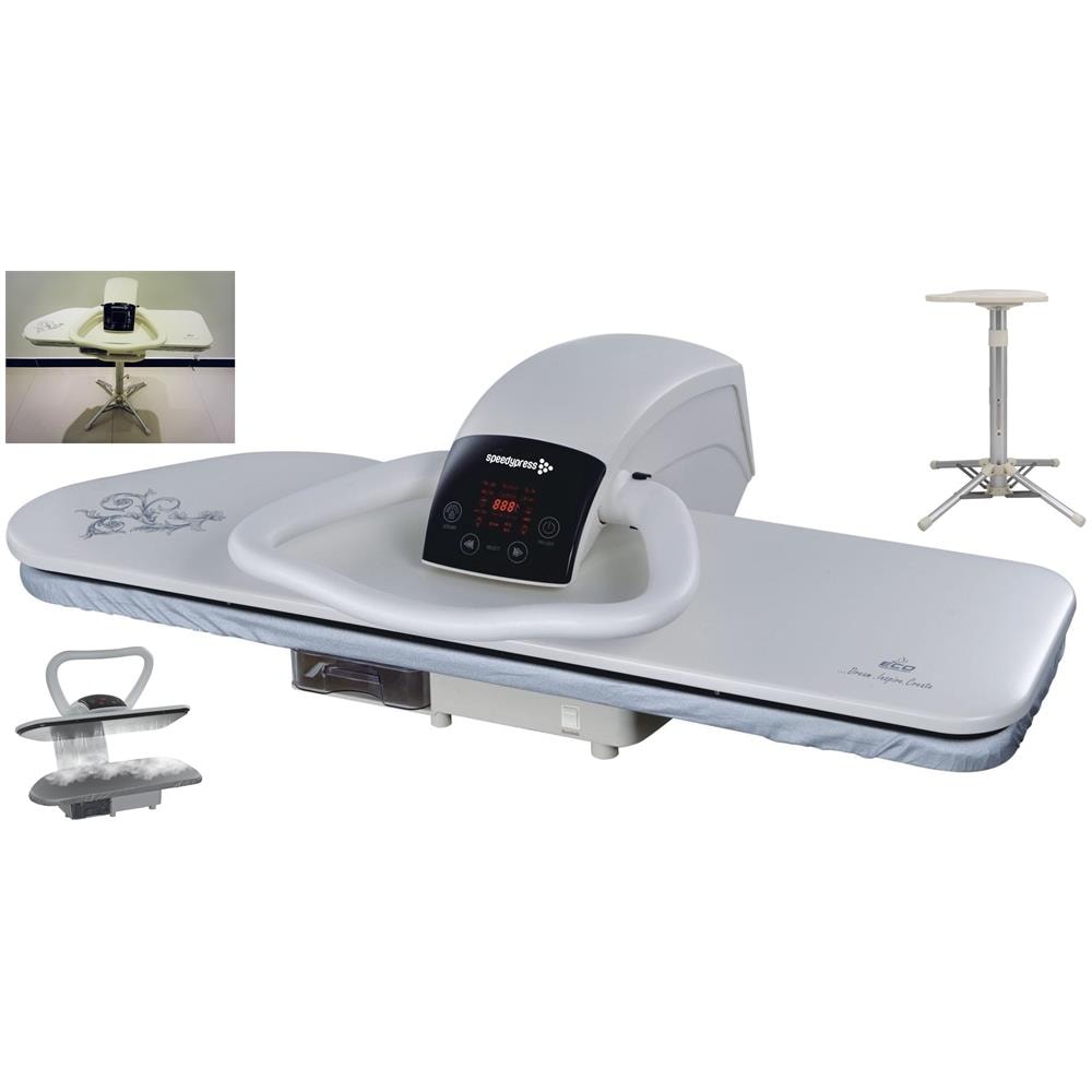 Pressa Da Stiro Speedypress 81HD Professionale - 81 Cm Con Vapore, 2200W, Con Supporto (Bianco) - Foto 12