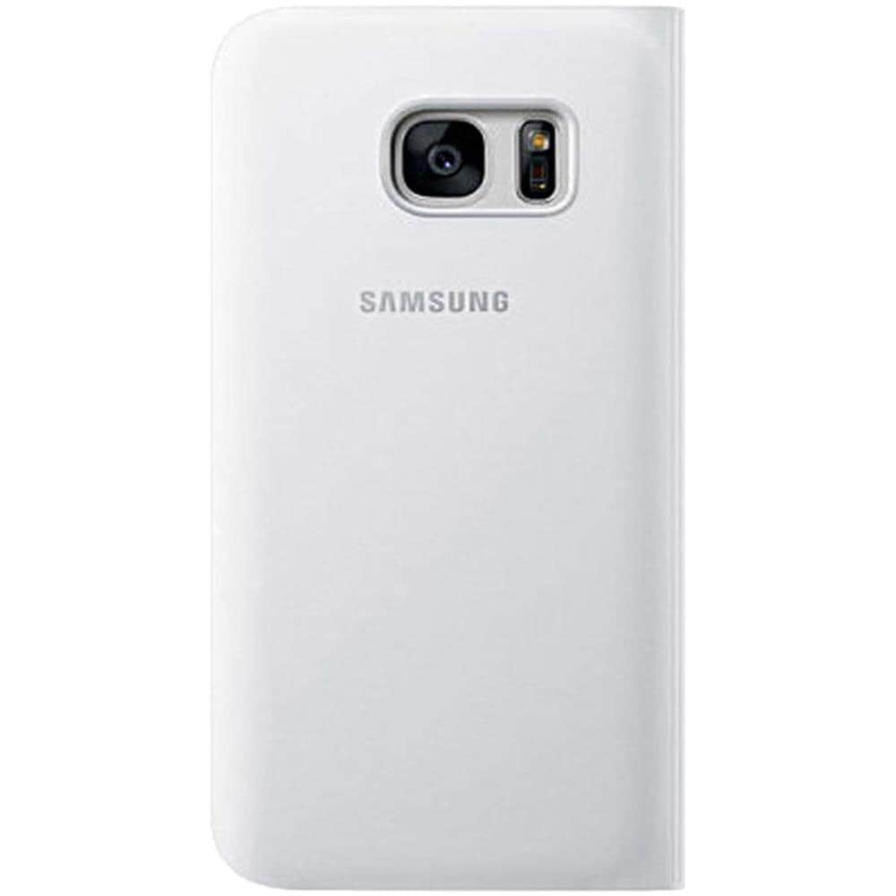 Cover a Forma di Libro per Smartphone Galaxy S7 Edge Colore Bianco - Foto 2