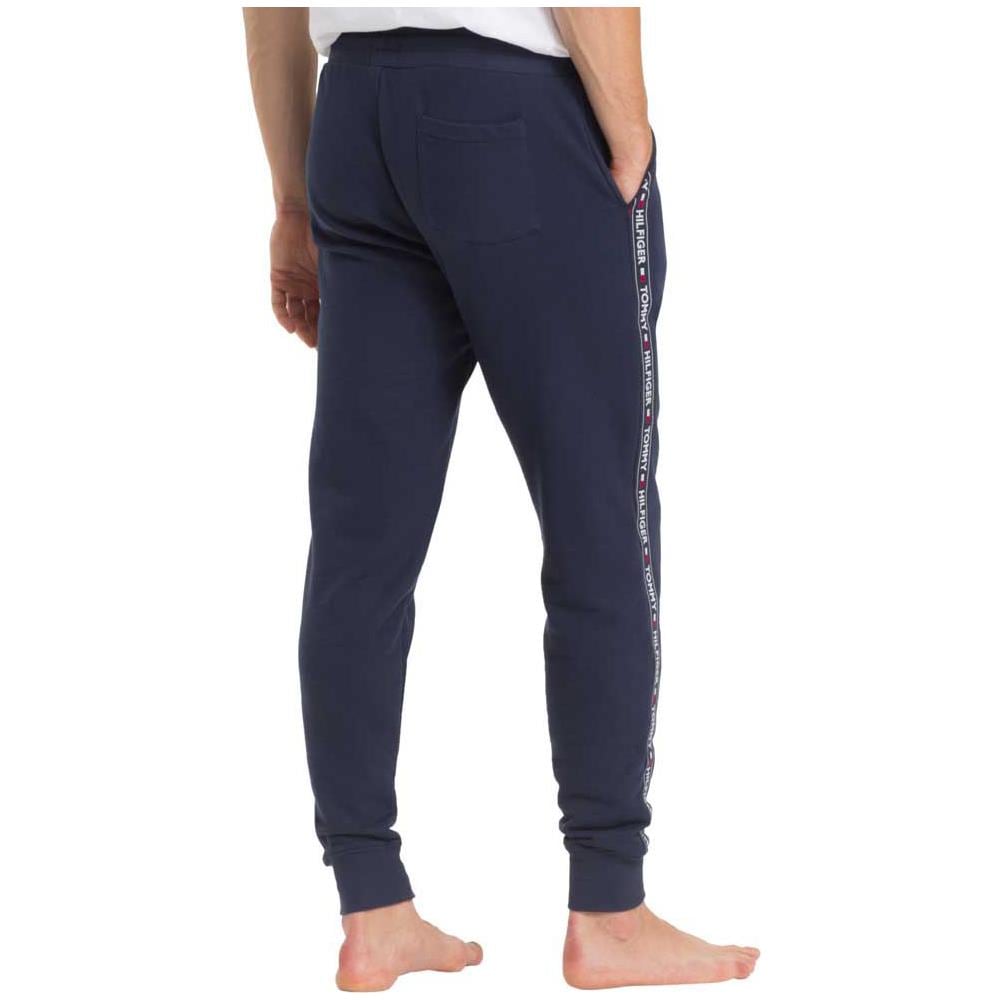 Pantaloni Tommy Hilfiger Logo Strip Jogger Abbigliamento Uomo Xl - Foto 2