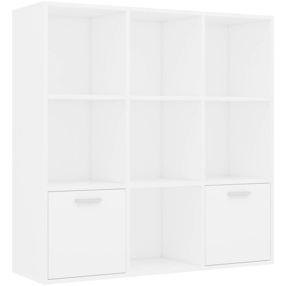 Libreria Bianca 98x30x98 cm in Legno Multistrato - Foto 2
