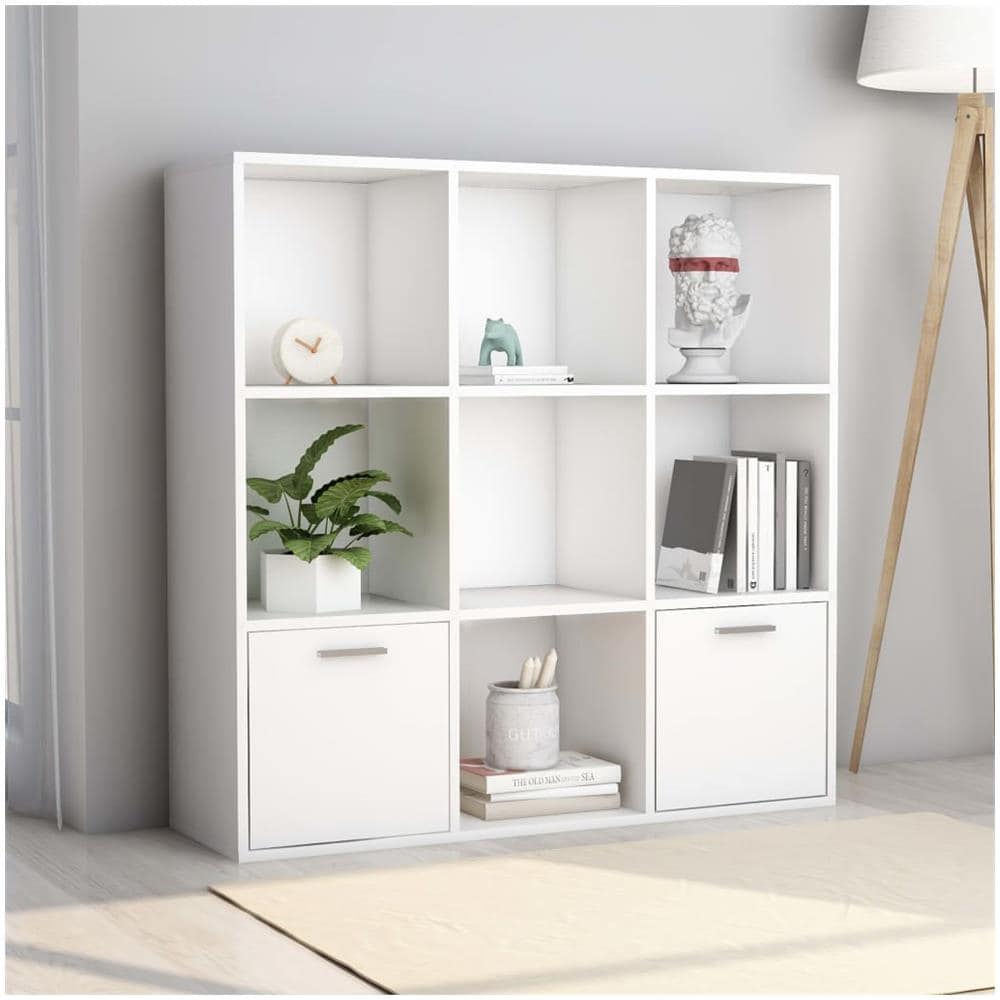 Libreria Bianca 98x30x98 cm in Legno Multistrato - Foto 1