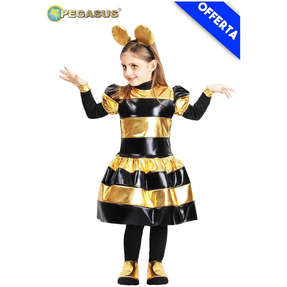 Costume Doll Apetta Tactel Laccato (taglia 8/9 Anni) Vestito Bambina - Foto 1