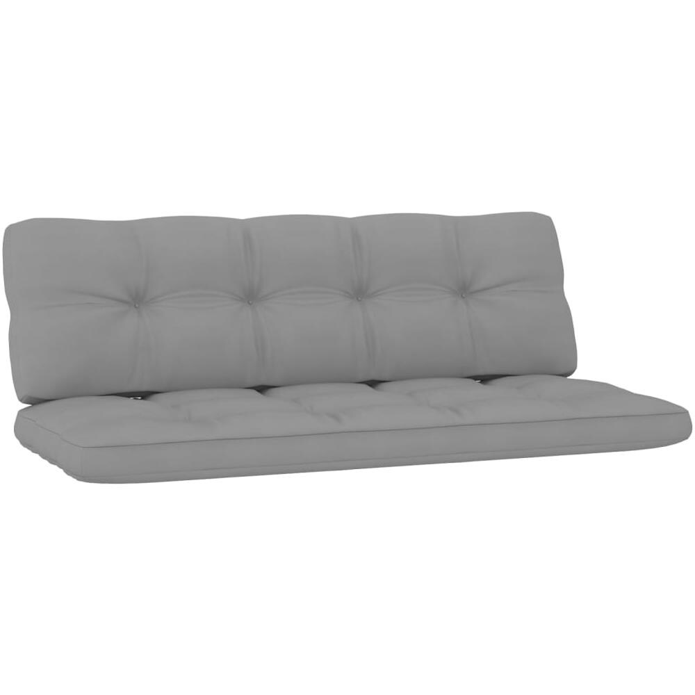 Panca da Giardino e Cuscini Grigi 179cm Legno Pino Impregnato - Foto 6