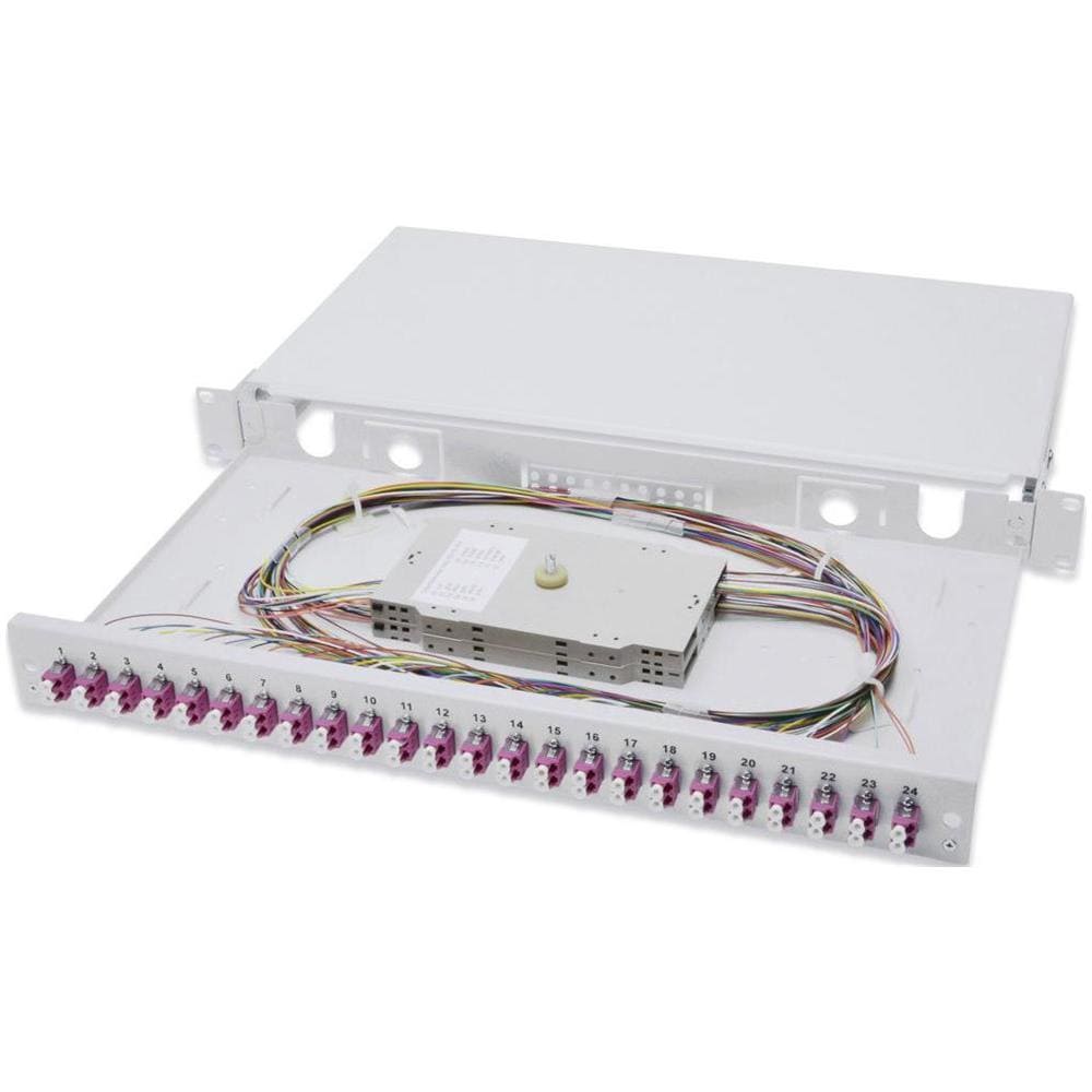 Scatola di giunzione per fibra ottica 24 Porte LC Colore Grigio - Foto 1