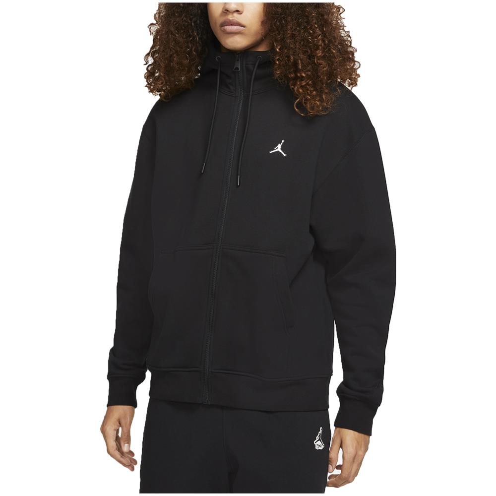 Felpa Da Uomo Con Cappuccio E Full Zip Essentials Nera Taglia L Cod Da9810-010 - Foto 1