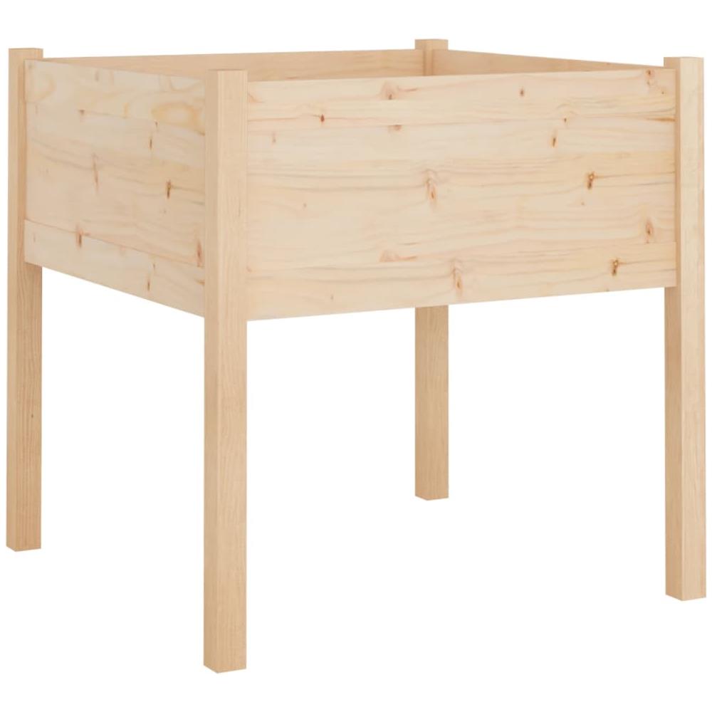 Fioriera da Giardino 70x70x70 cm in Legno Massello di Pino - Foto 2