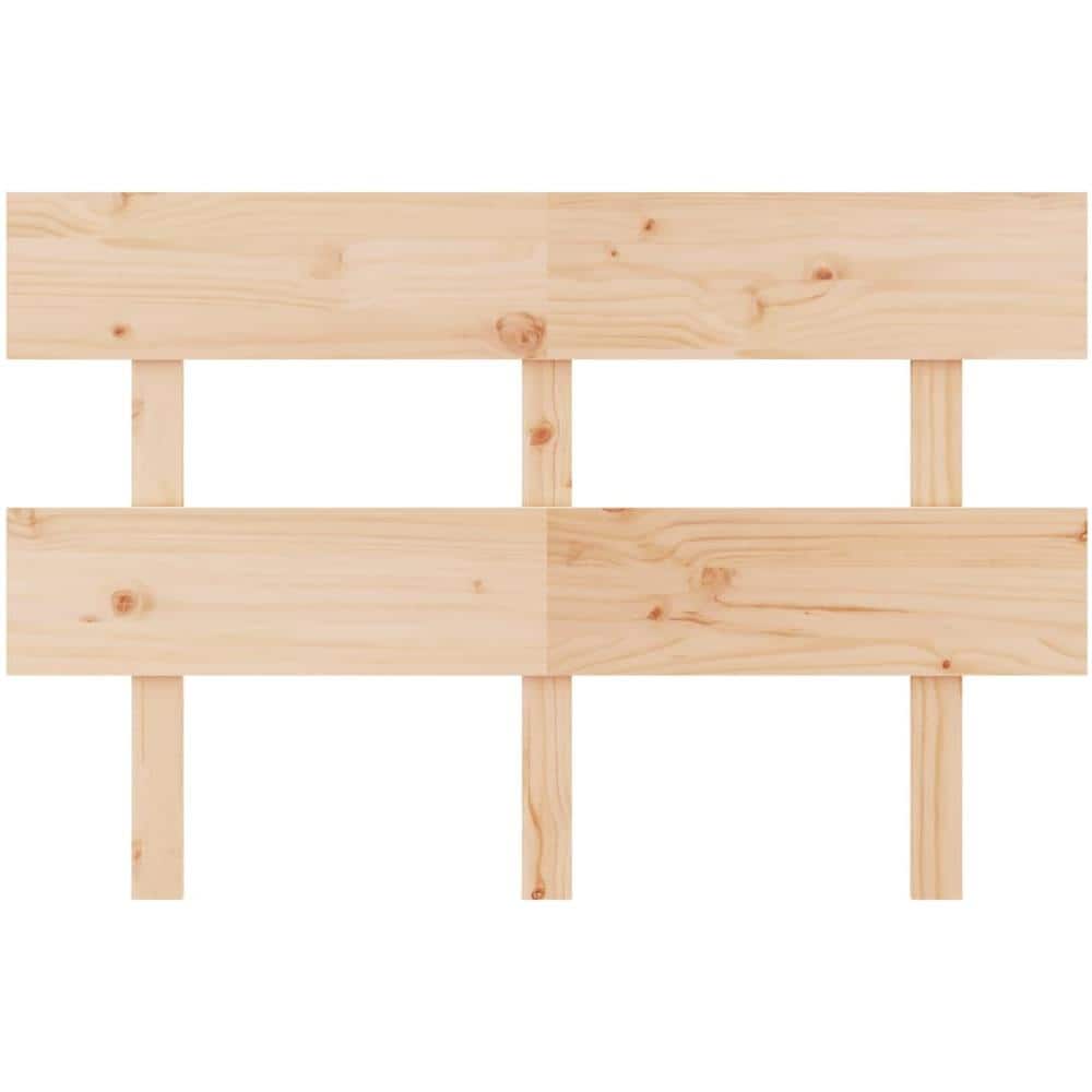 Testiera Per Letto 124x3x81 Cm In Legno Massello Di Pino - Foto 3