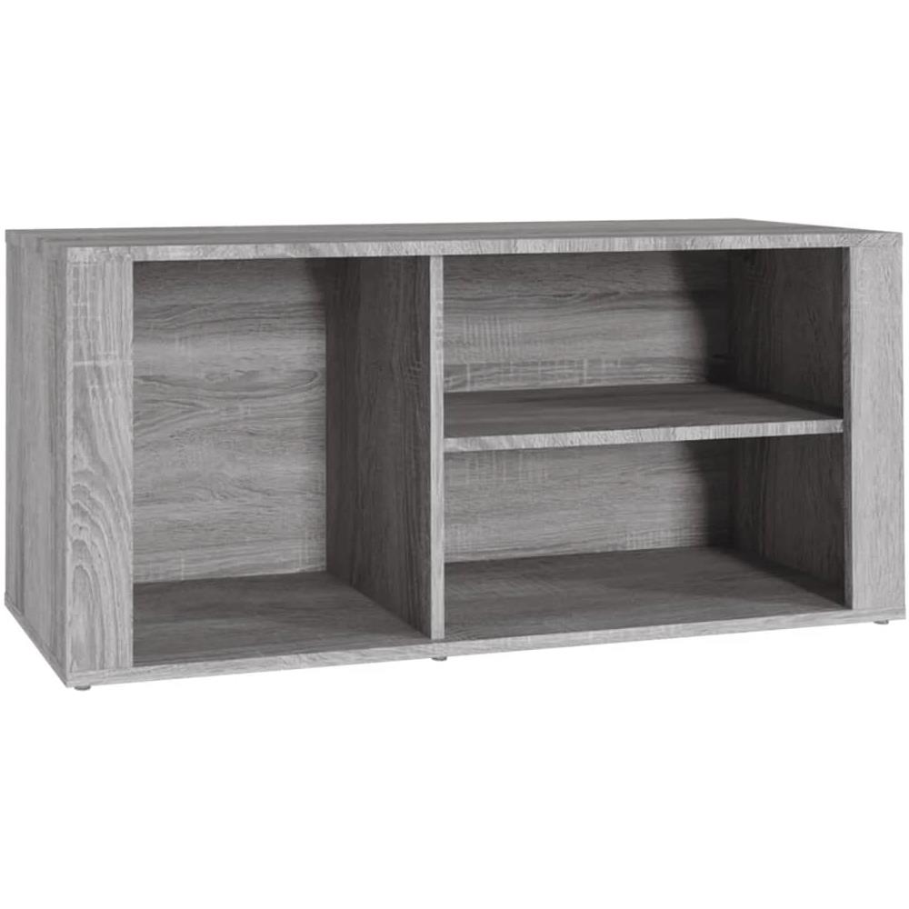 Scarpiera Grigio Sonoma 100x35x45 Cm In Legno Multistrato - Foto 2
