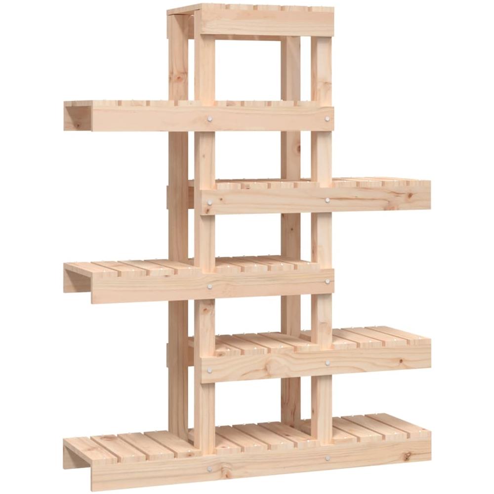 Supporto per Piante 85x25x109,5 cm in Legno Massello di Pino - Foto 2
