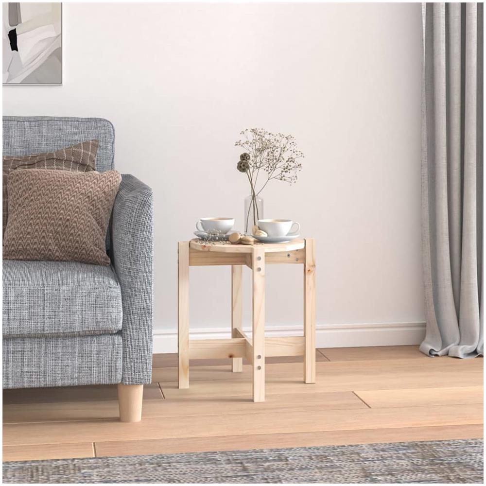 Tavolino da Salotto ? 42,5x45 cm in Legno Massello di Pino - Foto 1