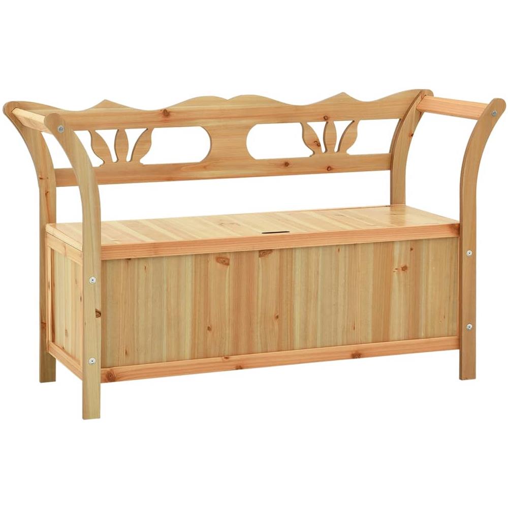 Panca 107x45x75,5 Cm Legno Massello Di Abete - Foto 2