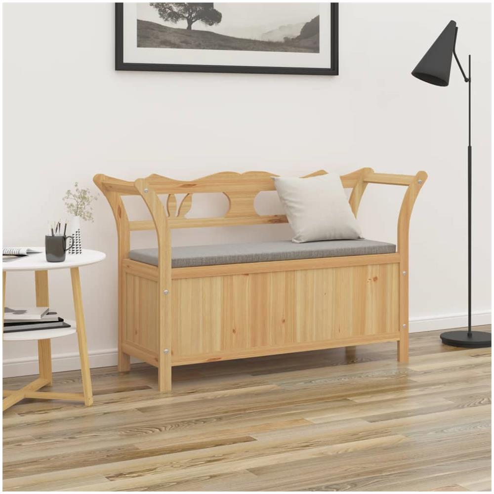 Panca 107x45x75,5 Cm Legno Massello Di Abete - Foto 1
