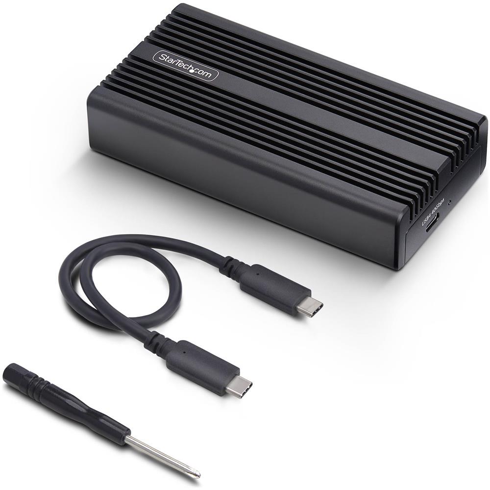 Enclosure M. 2 NVMe a USB4, Box Esterno per SSD NVMe a USB-C / Thunderbolt fino a 40Gbps, Custodia in Alluminio con Dissipatore, B+M / M-Key - Foto 7