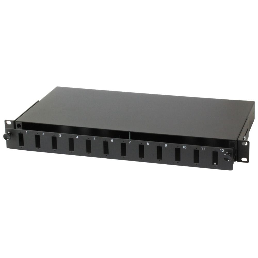 I-CASE FO-12SCD - Cassetto Ottico 19'' 12 porte SC Duplex Nero - Foto 2