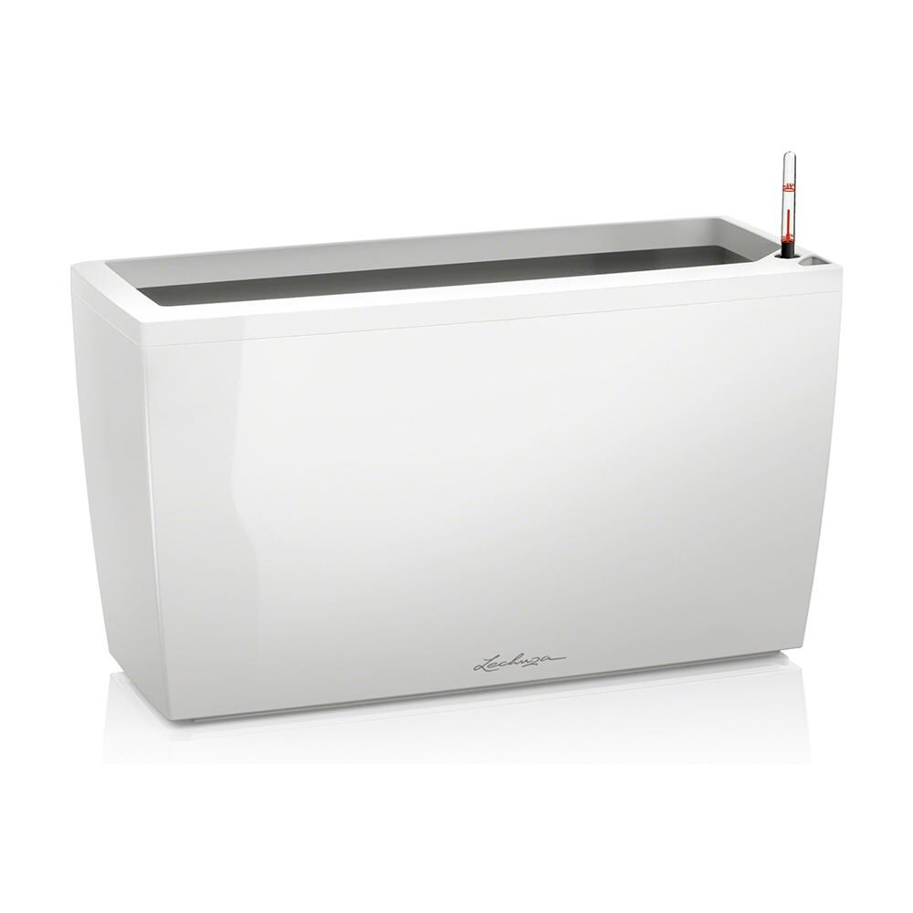 Fioriera Cararo Premium Bianco Lucido 75x30xh43 Cm - Foto 2