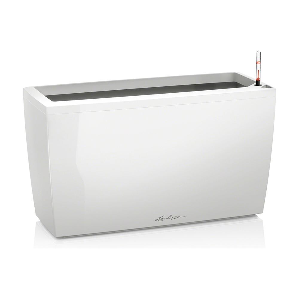Fioriera Cararo Premium Bianco Lucido 75x30xh43 Cm - Foto 1