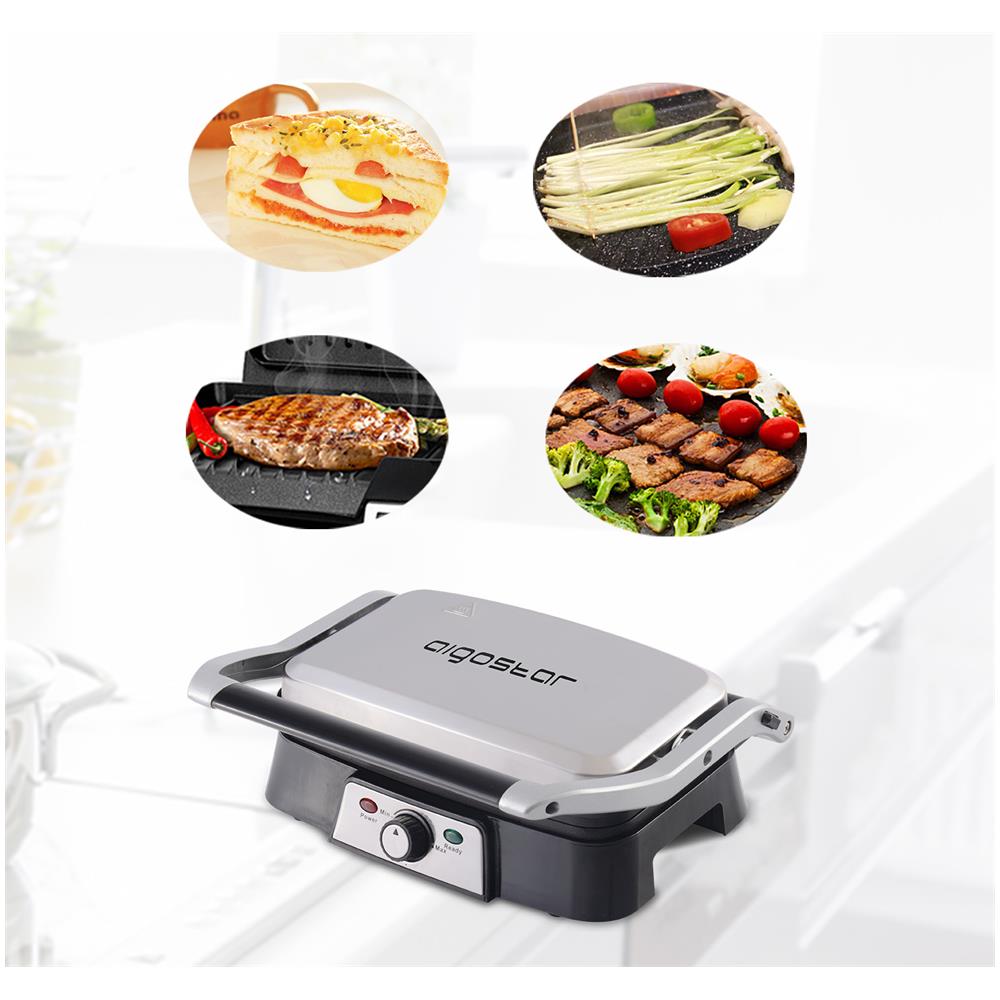 Hitte 30hfa Griglia Pressa A Sandwich Griglia Elettrica 1500 Watt Fredda Al Tocco Antiaderente - Foto 2