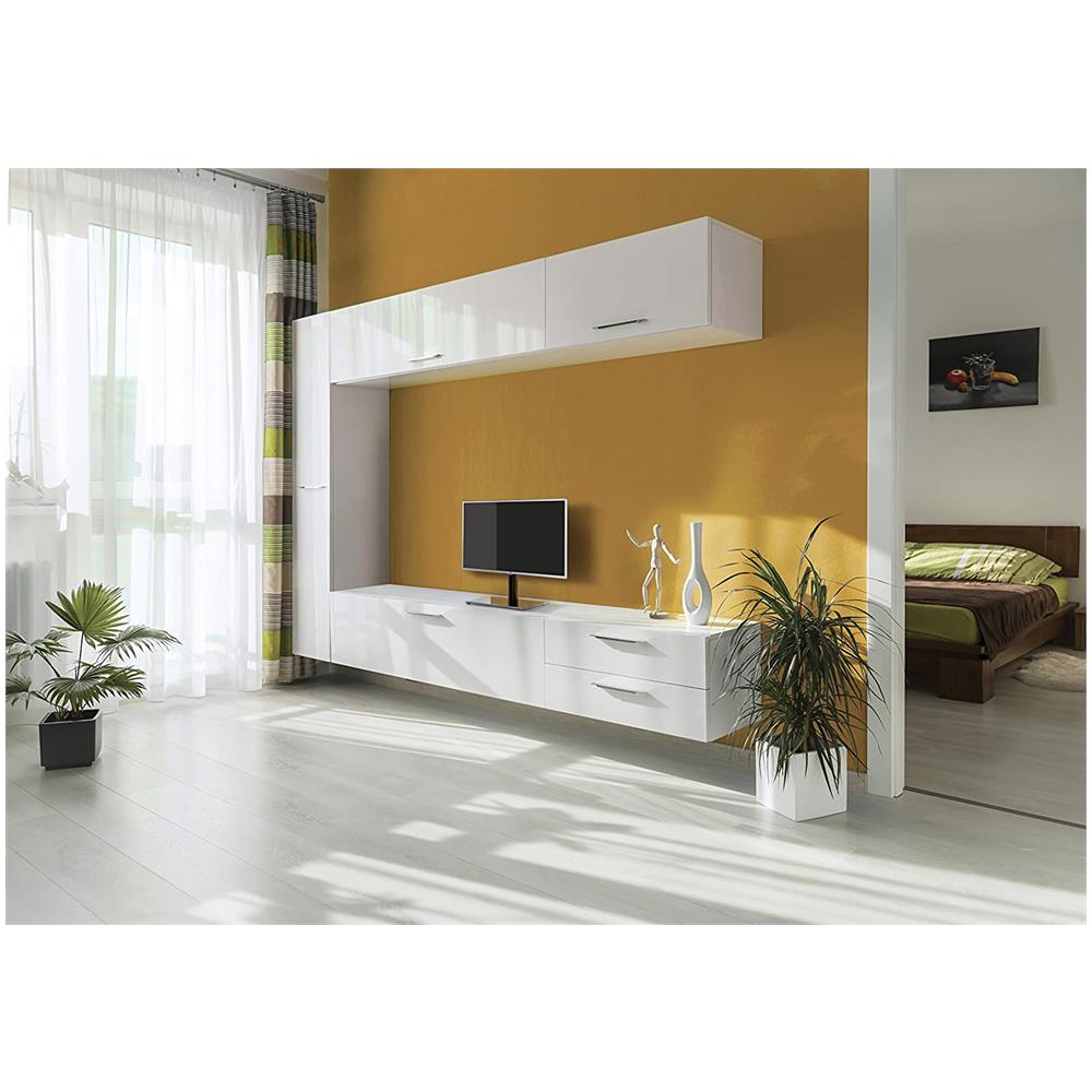 Stand 100-200 Supporto TV da Tavolo Nascondi Cavi VESA 50-75-100-200 mm - Foto 5