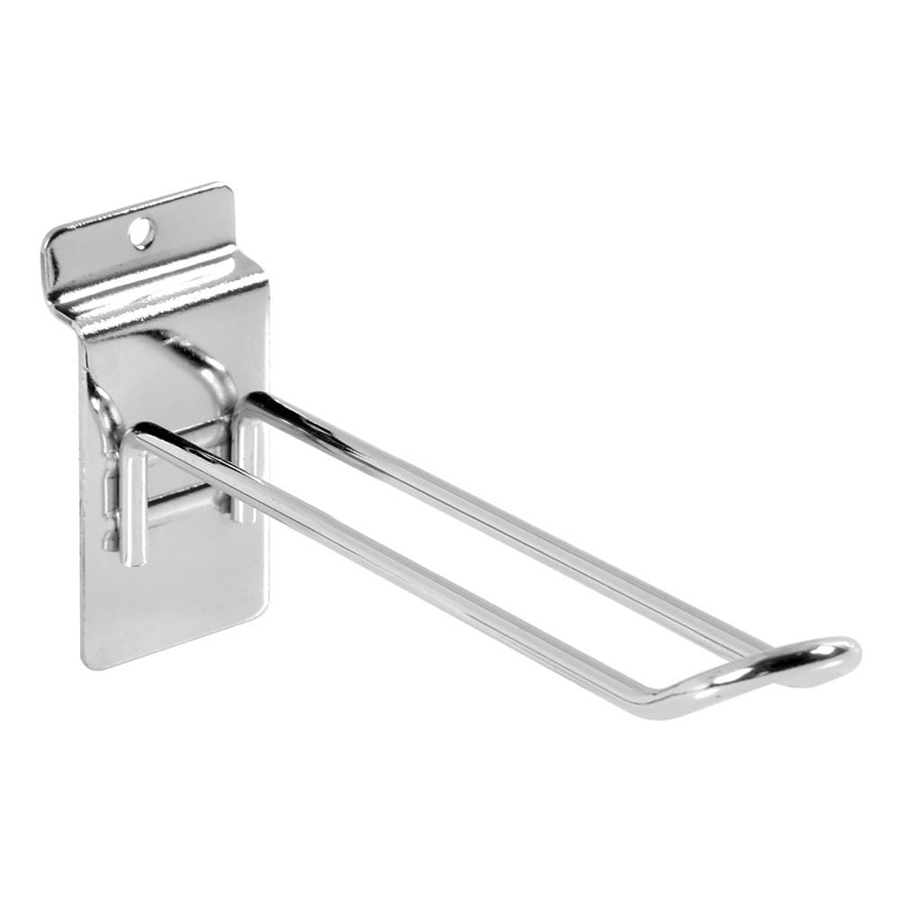 Gancio Cromato Doppio Cm 10 Per Scaffali Doghe - Foto 2