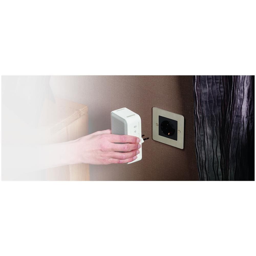 Kit Campanello con Presa di corrente e Pulsante senza Fili - Bianco - Foto 3