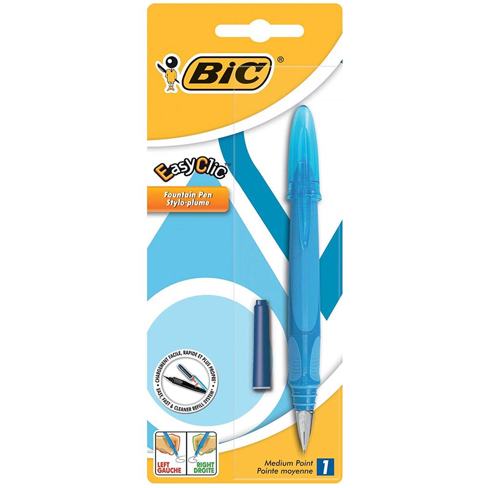 Easyclic Standard - Penna Stilografica, Media, Con Inserimento Cartucce Laterale, Fusto In Colori Assortiti - Foto 1