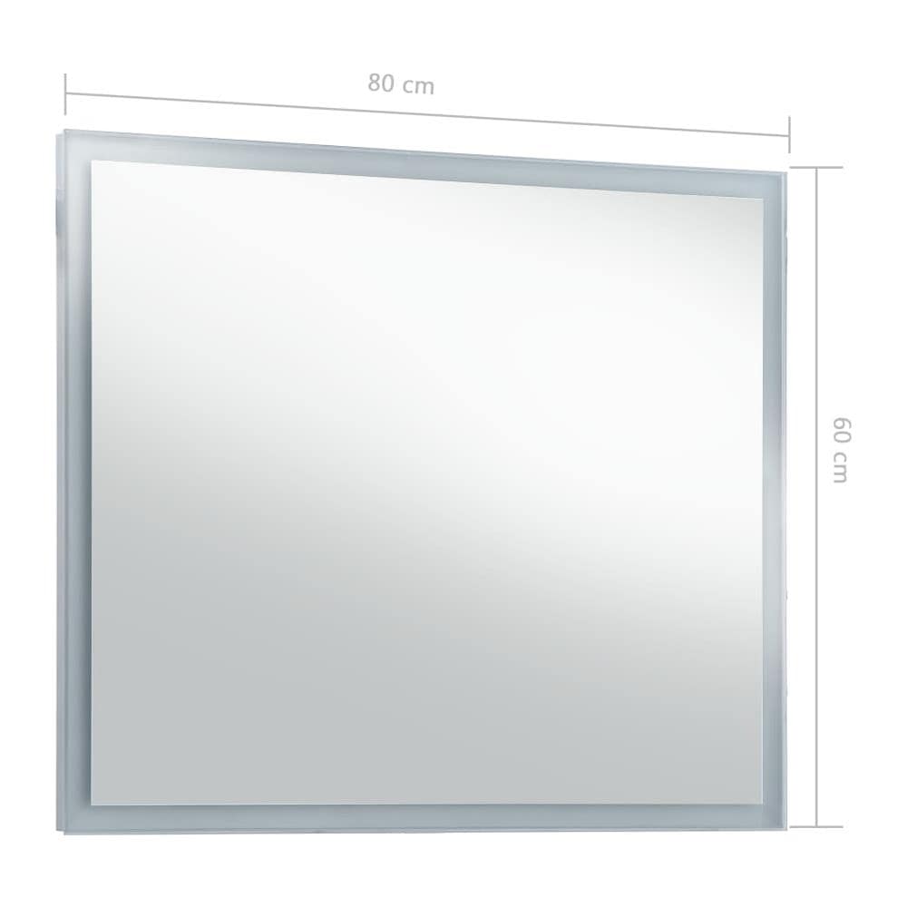 Specchio da Parete a LED per Bagno 80x60 cm - Foto 16
