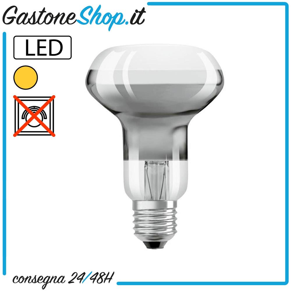 Lampadina Led Filamento Reflector R80 E27 6,5w = 37w 420 Lumen Luce Calda - Foto 1