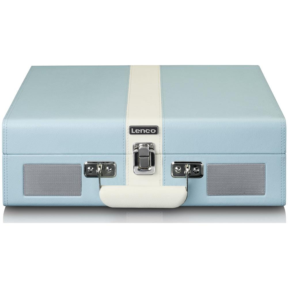 Giradischi con Trasmissione a Cinghia TT-110 33 45 e 78 Giri / min con AUX e Bluetooth Colore Blu / Bianco - Foto 2