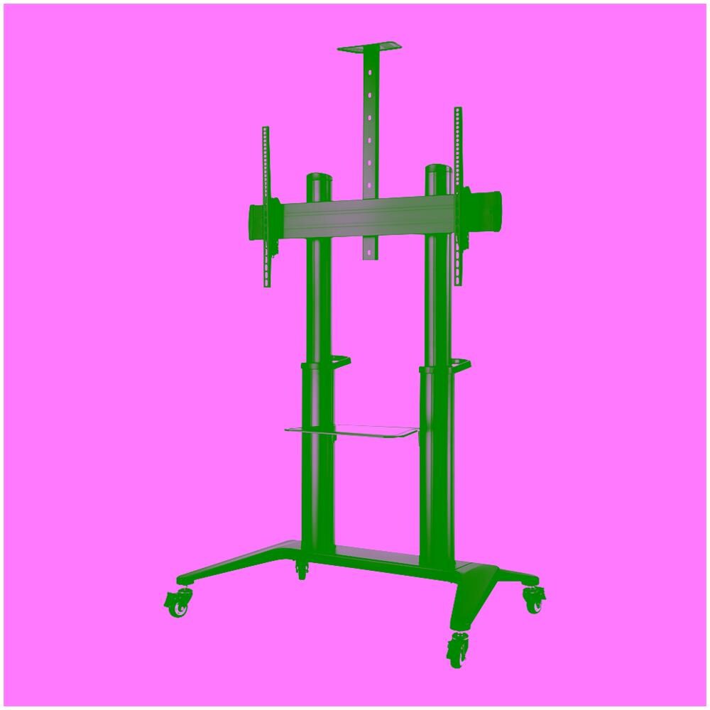 STAFFA PAVIMENTO PER TV 65/86 NPF10229 LOAD 140KG CON SUPP WEBCAM - Foto 2