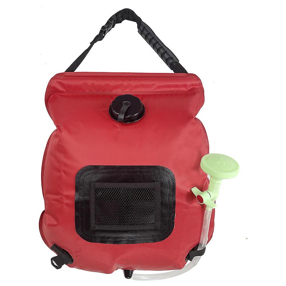 Doccia Portatile Da Campeggio 12 Litri - Solare Con Pompa A Pressione E Tubo Rimovibile Per Outdoor - 3