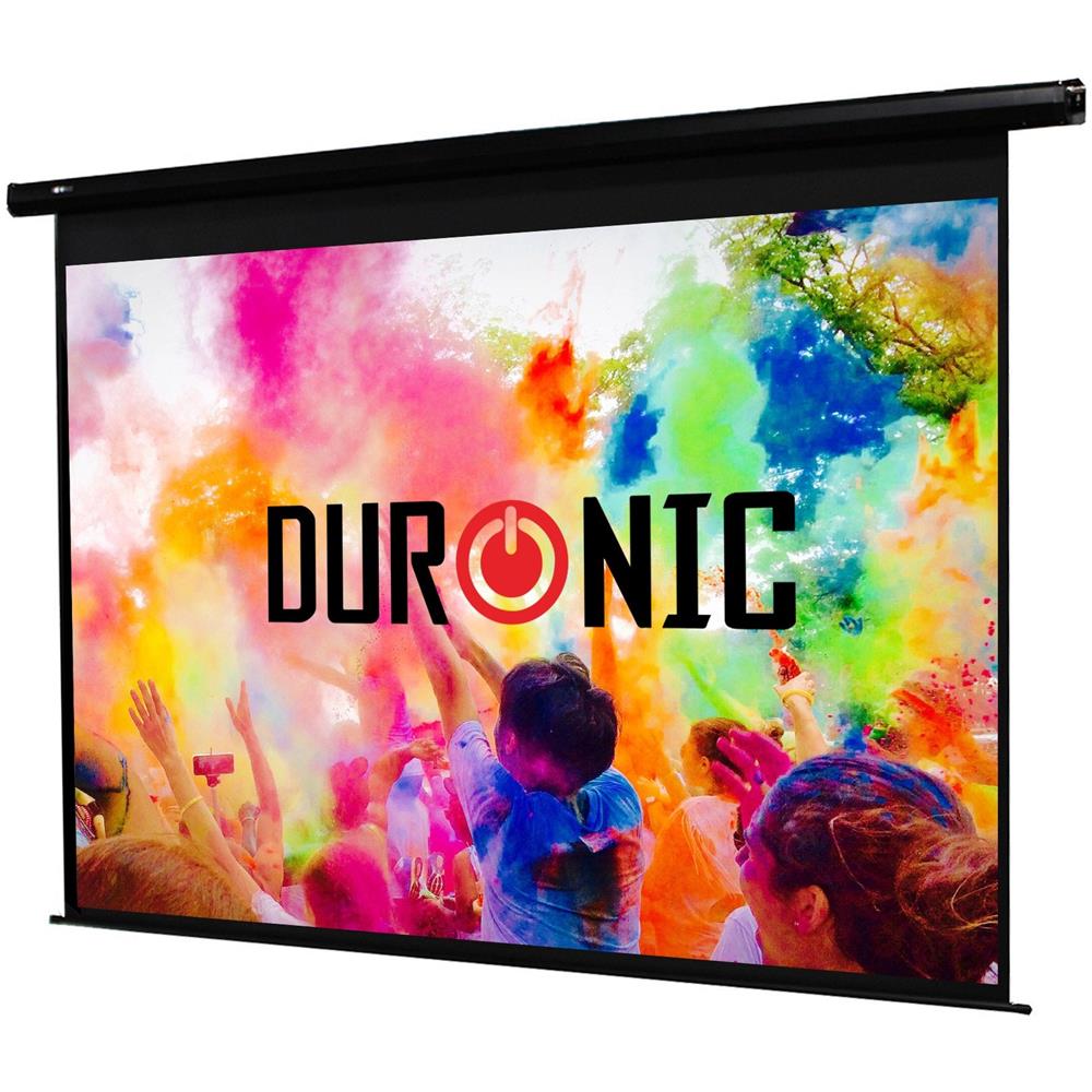 Eps60 / 43 Schermo Di Proiezione 60” Formato 4:3 / 122 X 91 Cm Telo Proiettore Motorizzata A Sviluppo Elettrico Fissaggio A Muro O A Soffitto Full Hd 3d 4k - Home Cinema Home Theater Ufficio - Foto 1