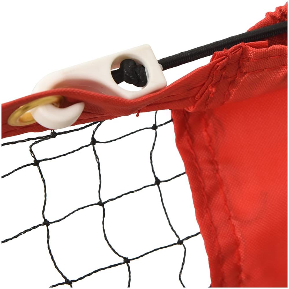 Rete Da Tennis Nera E Rossa 400x100x87 Cm In Poliestere - Foto 8