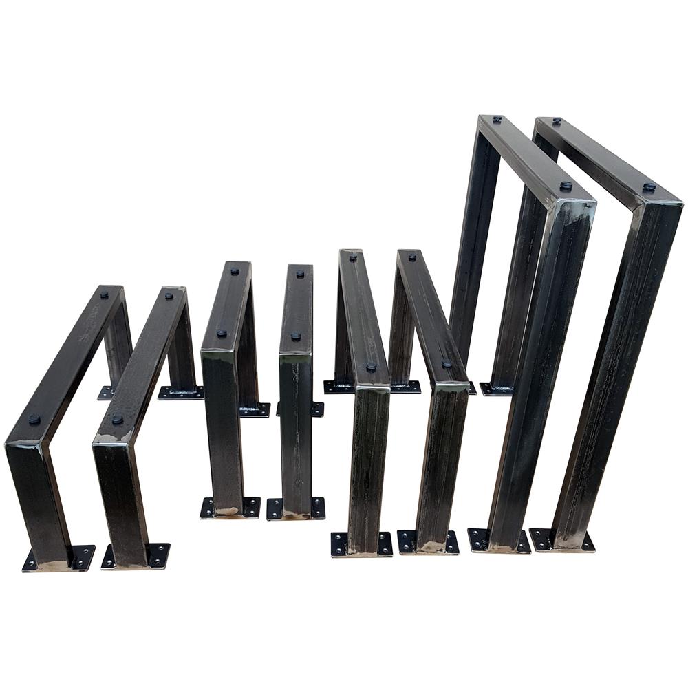 Base Tavolo In Metallo Mts (300x600 Mm) Telaio Per Tavolo - 1 Paio (2 Pezzi) - Foto 2