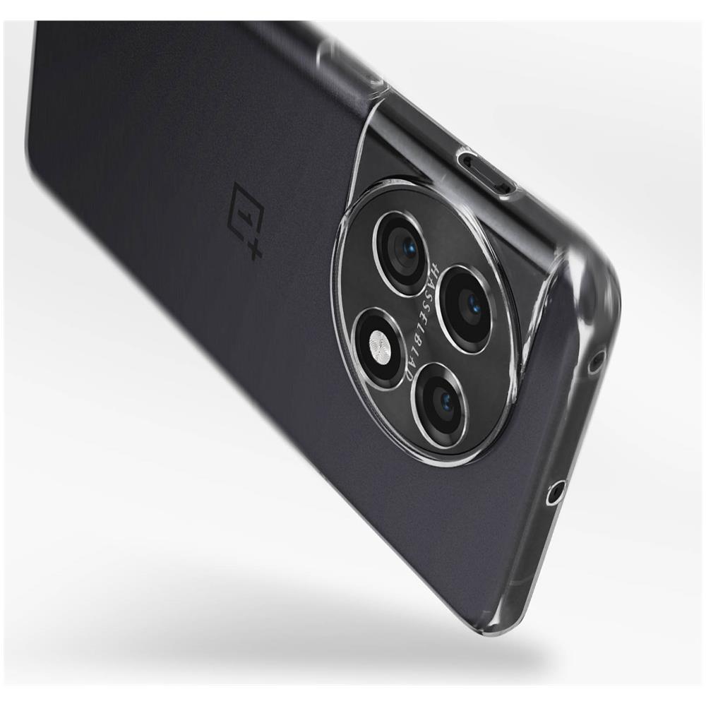 Cover Per Oneplus 11 In Silicone Gel + Vetro Temperato 9h Bordo Nero - Foto 2