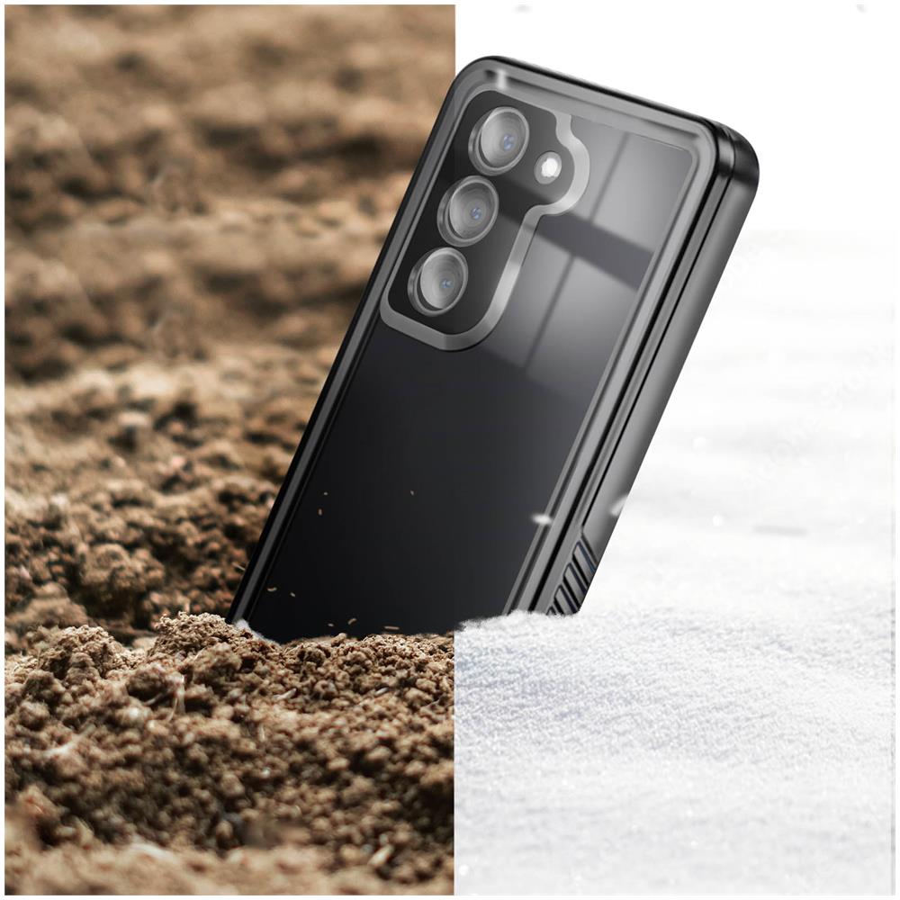 Cover Completa Per Samsung Galaxy S23 Plus Waterproof Bordo Nero - Foto 5