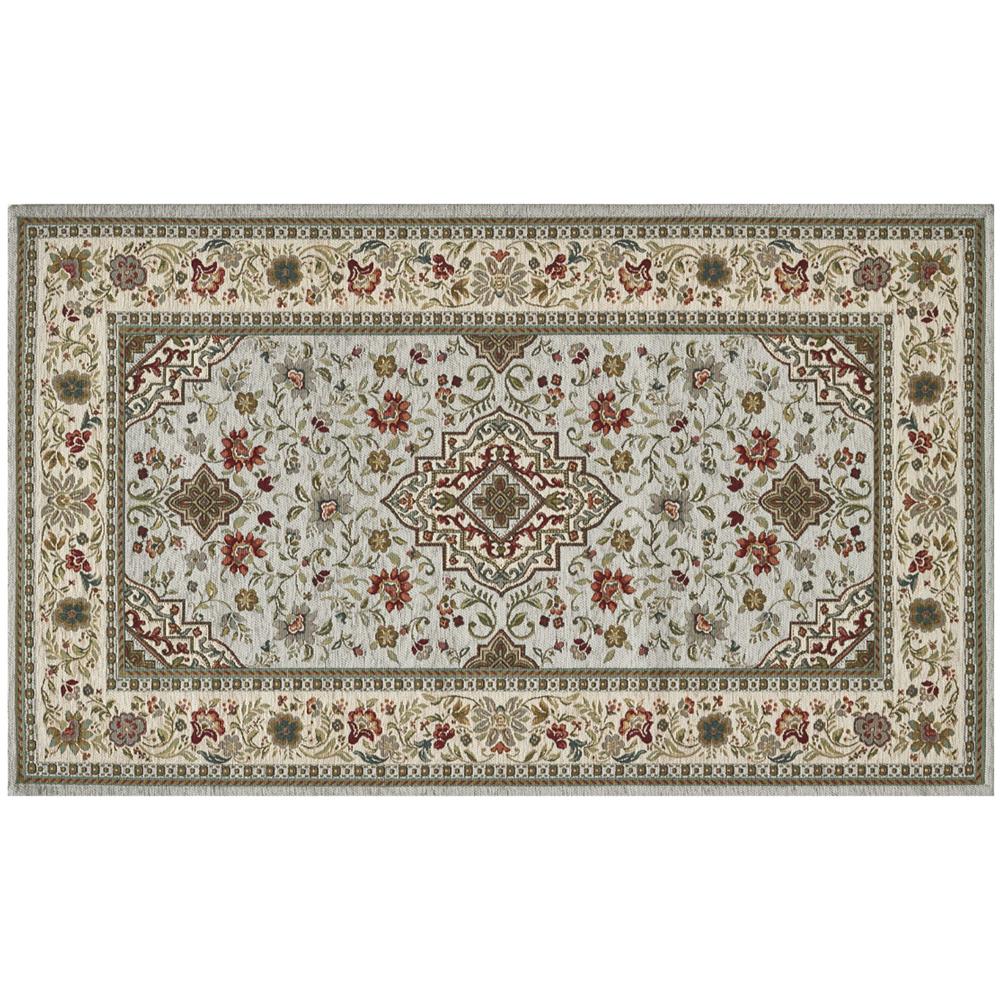 Tappeto Salotto Camera Velour Antiscivolo Mod. Tabriz Suardi Vari Colori 65x110cm (set 2) Grigio - Foto 1
