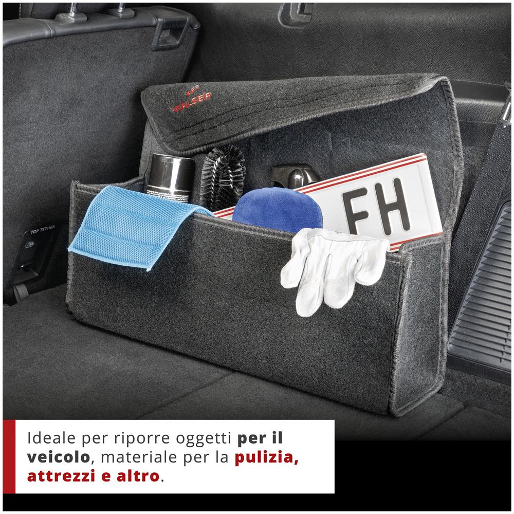 Borsa Per Il Bagagliaio Dell'auto Toolbag Taglia Xxl, Borsa Di Stoccaggio Auto Nero 57x16x21cm - Foto 2