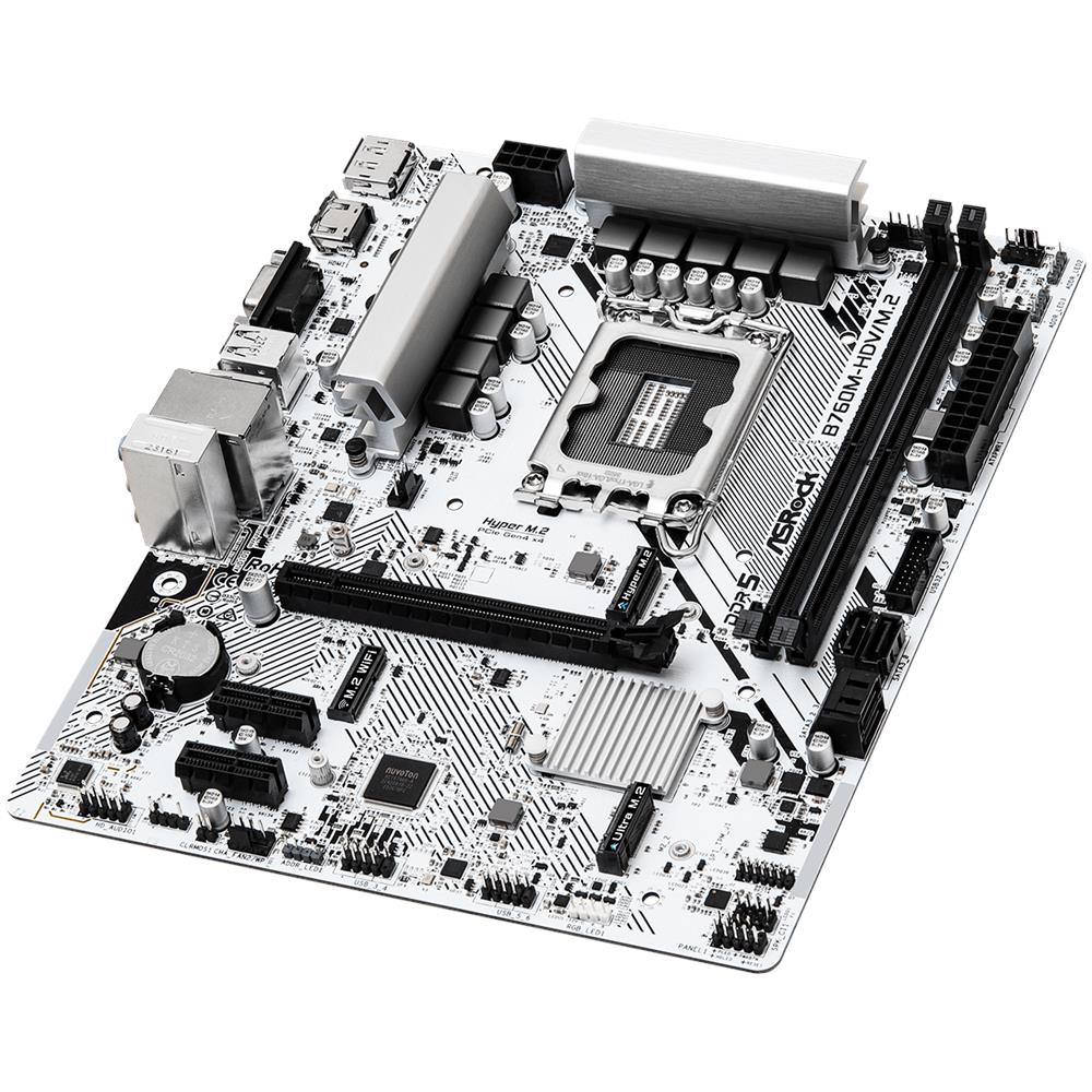 Scheda Madre B760M-HDV /M. 2 Socket LGA1700 Chipset Intel B760 micro ATX - Foto 2