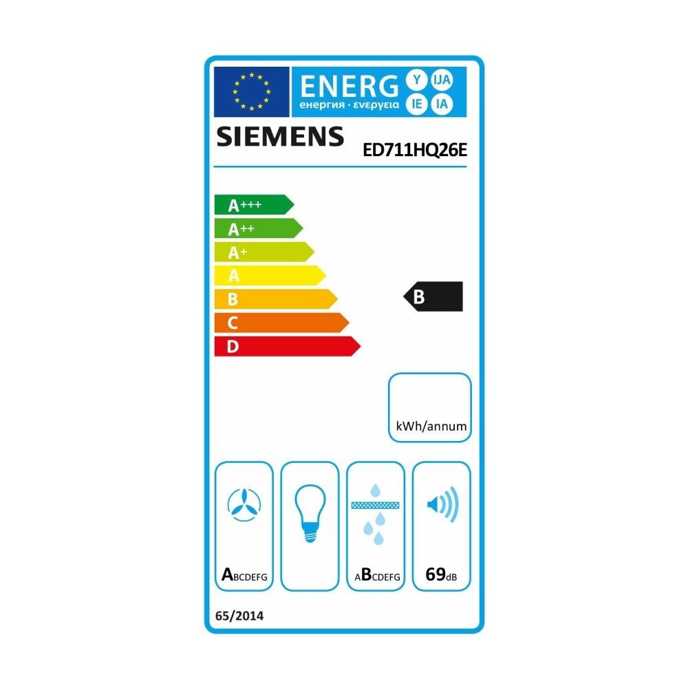 Piano Cottura ED711HQ26E a Induzione Cappa Integrata 4 Zone Cottura da 70 cm Colore Nero - Foto 3