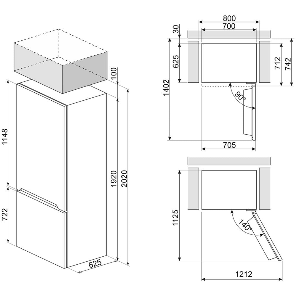 FC48KDND frigorifero con congelatore Libera installazione 481 L D Acciaio inox - Foto 10